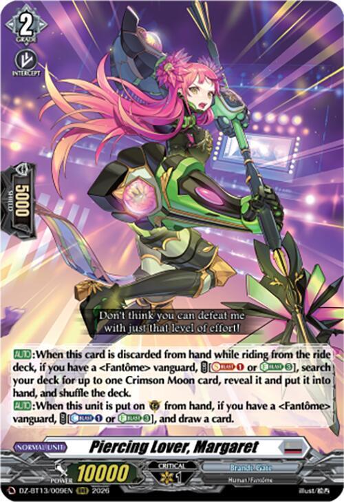 Piercing Lover Margaret DZ-BT13/009EN (DZ-BT13: Parallactic Clash) 