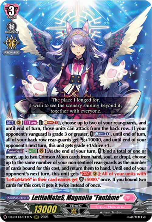 LettiaMateS Magnolia Fantome DZ-BT13/017EN (DZ-BT13: Parallactic Clash) 