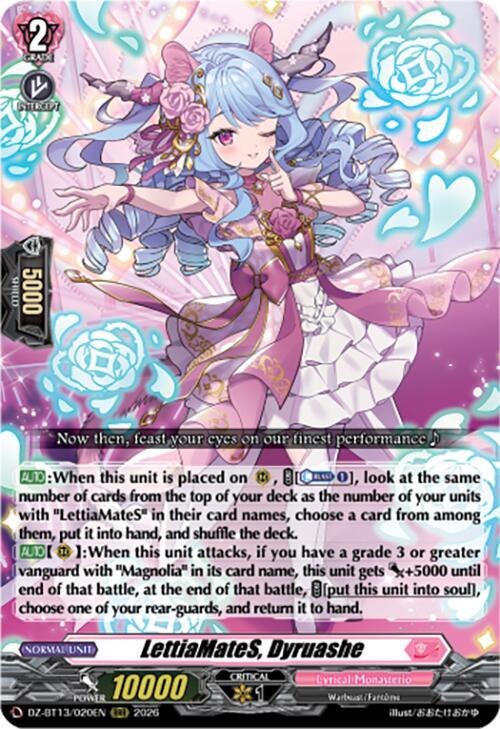 LettiaMateS Dyruashe DZ-BT13/020EN (DZ-BT13: Parallactic Clash) 