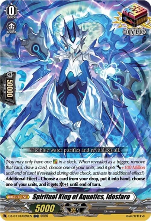 Spiritual King of Aquatics Idosfaro DZ-BT13/029EN (DZ-BT13: Parallactic Clash) 
