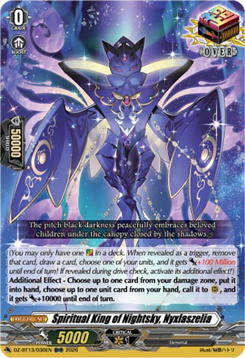 Spiritual King of Nightsky Nyxlaszelia DZ-BT13/030EN (DZ-BT13: Parallactic Clash) 