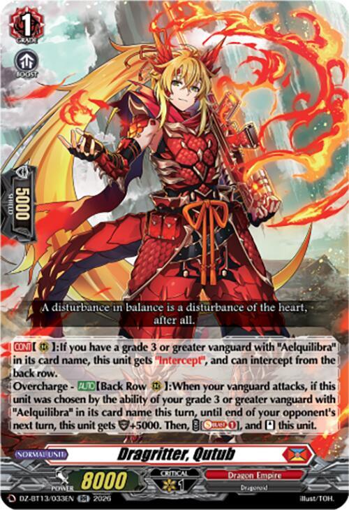 Dragritter Qutub DZ-BT13/033EN (DZ-BT13: Parallactic Clash) 