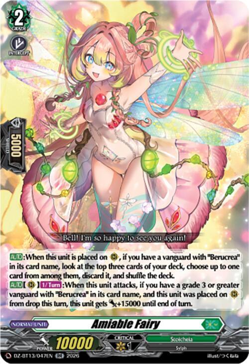 Amiable Fairy DZ-BT13/047EN (DZ-BT13: Parallactic Clash) 