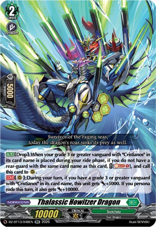 Thalassic Howitzer Dragon DZ-BT13/048EN (DZ-BT13: Parallactic Clash) 