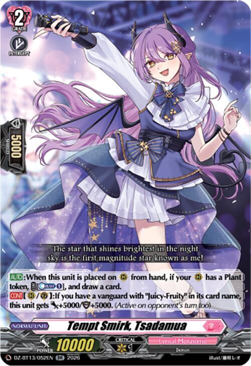 Tempt Smirk Tsadamua DZ-BT13/052EN (DZ-BT13: Parallactic Clash) 