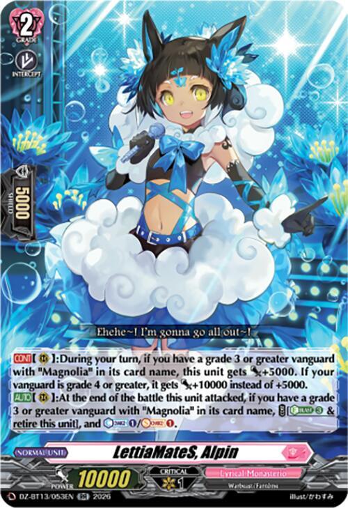 LettiaMateS Alpin DZ-BT13/053EN (DZ-BT13: Parallactic Clash) 