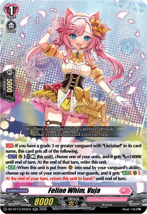 Feline Whim Vuja DZ-BT13/054EN (DZ-BT13: Parallactic Clash) 
