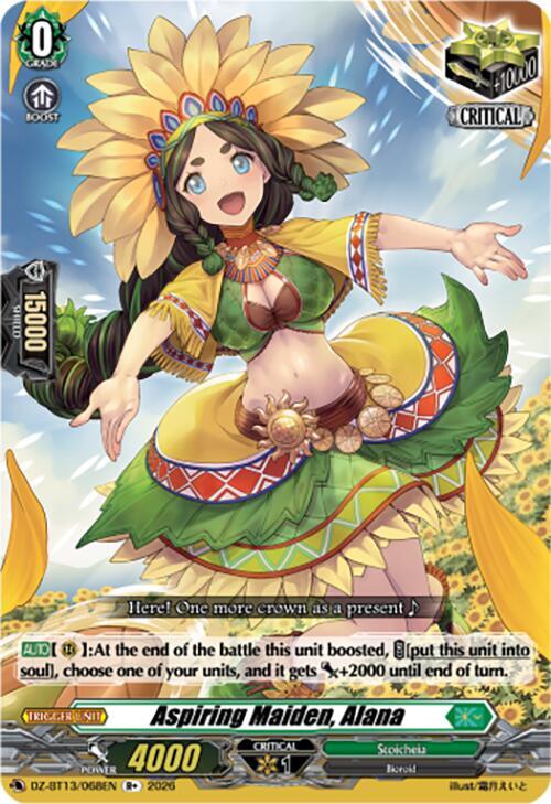 Aspiring Maiden Alana DZ-BT13/068EN (DZ-BT13: Parallactic Clash) 