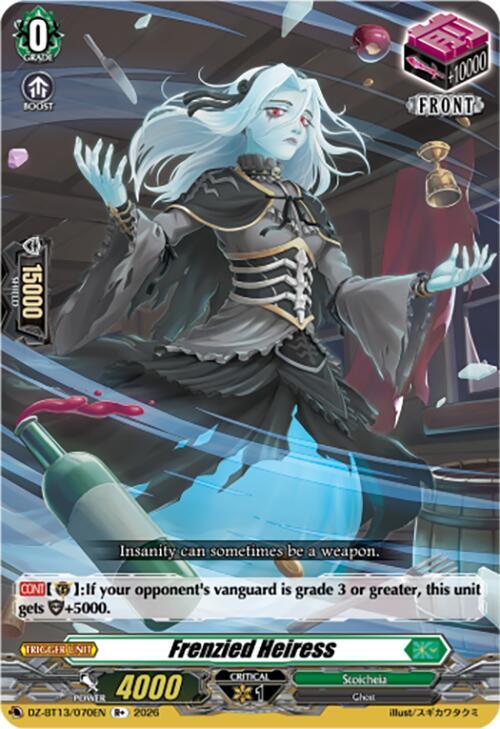 Frenzied Heiress DZ-BT13/070EN (DZ-BT13: Parallactic Clash) 