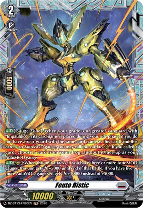 Feuto Ristic FR DZ-BT13/FR20EN (DZ-BT13: Parallactic Clash) 