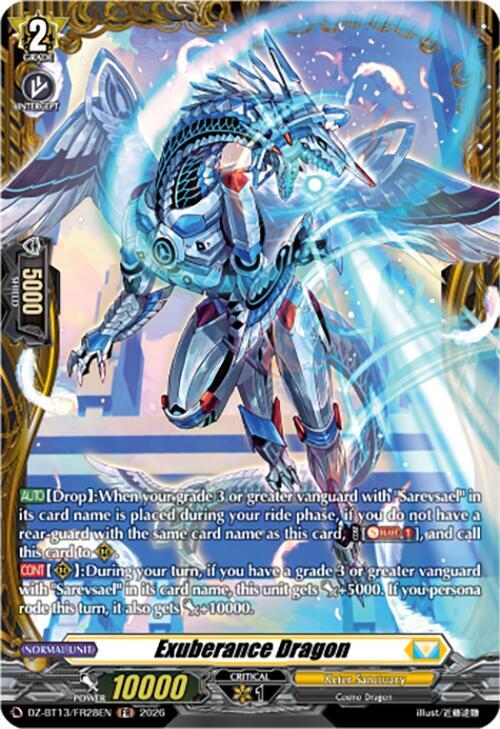 Exuberance Dragon FR DZ-BT13/FR28EN (DZ-BT13: Parallactic Clash) 