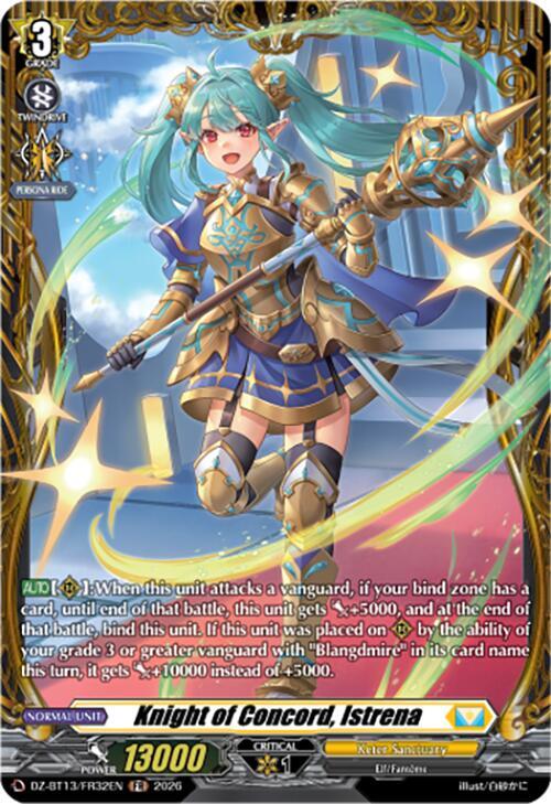 Knight of Concord Istrena FR DZ-BT13/FR32EN (DZ-BT13: Parallactic Clash) 