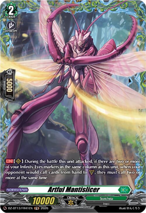 Artful Mantislicer FR DZ-BT13/FR41EN (DZ-BT13: Parallactic Clash) 