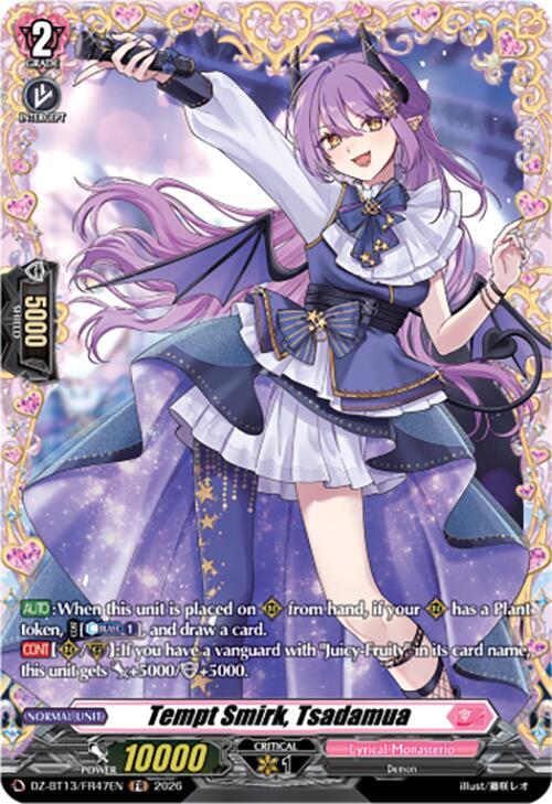 Tempt Smirk Tsadamua FR DZ-BT13/FR47EN (DZ-BT13: Parallactic Clash) 