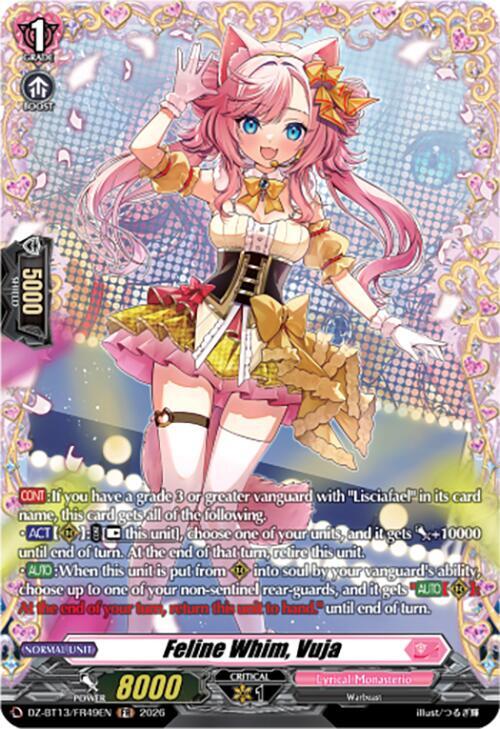 Feline Whim Vuja FR DZ-BT13/FR49EN (DZ-BT13: Parallactic Clash) 