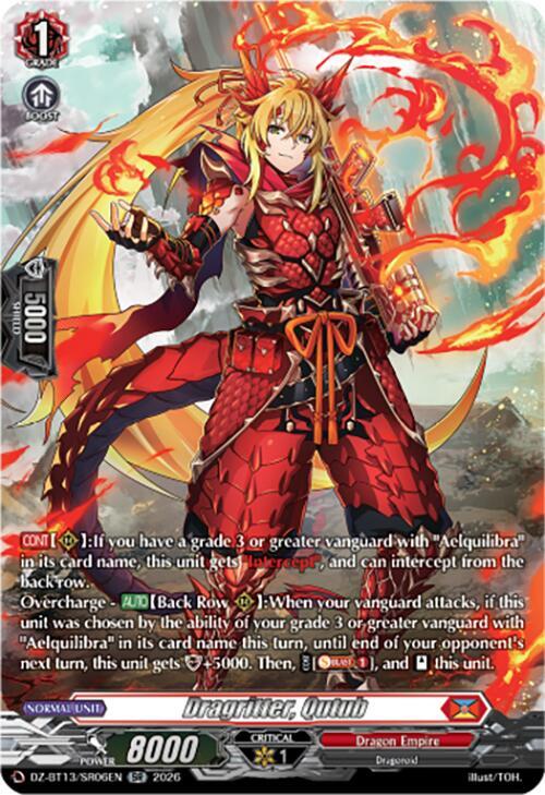 Dragritter Qutub SR DZ-BT13/SR06EN (DZ-BT13: Parallactic Clash) 