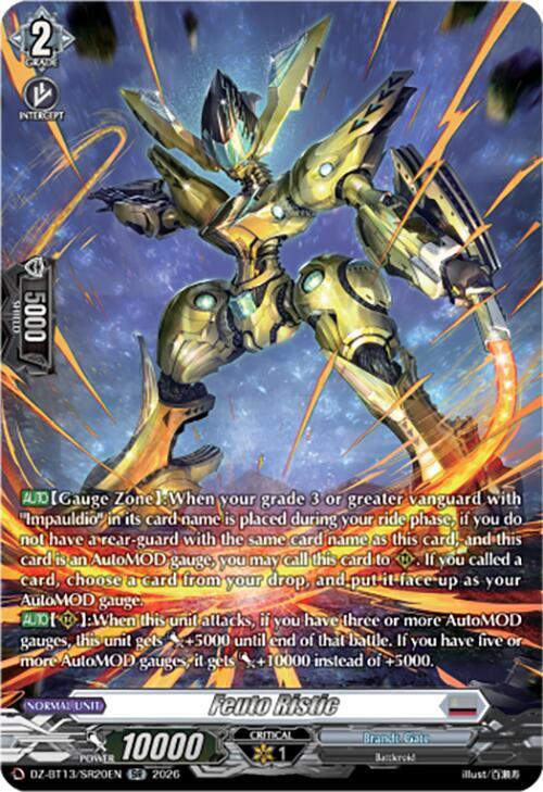 Feuto Ristic SR DZ-BT13/SR20EN (DZ-BT13: Parallactic Clash) 