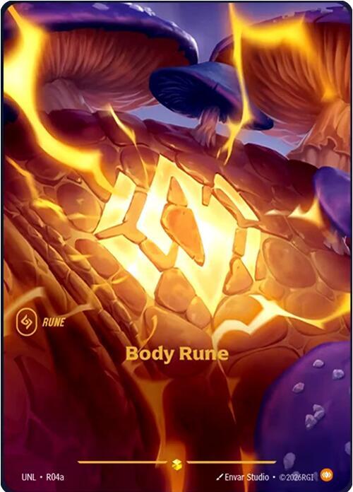 Body Rune Alternate Art R04a (Unleashed)  - Foil
