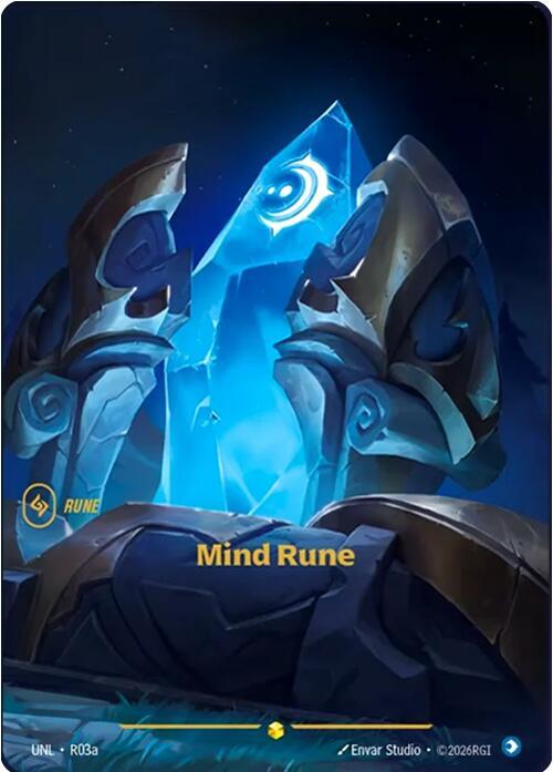 Mind Rune Alternate Art R03a (Unleashed)  - Foil