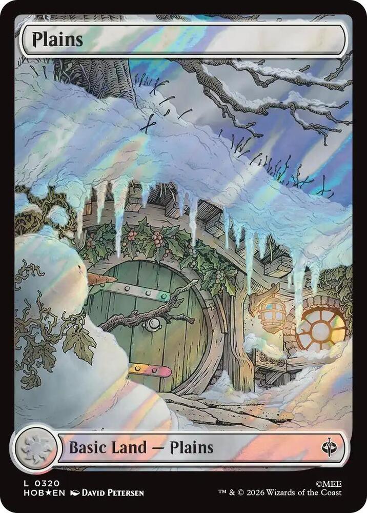Plains 320 (The Hobbit)  - Full Art Surge Foil