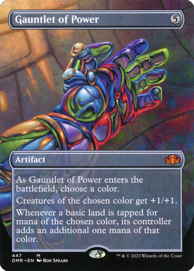 Gauntlet of Power 447/261 (Dominaria Remastered)  - Borderless