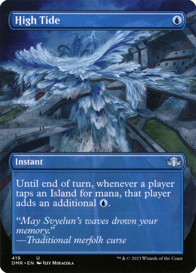 High Tide 419 (Dominaria Remastered)  - Borderless Foil