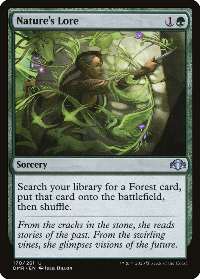 Nature's Lore 170 (Dominaria Remastered)  - Foil