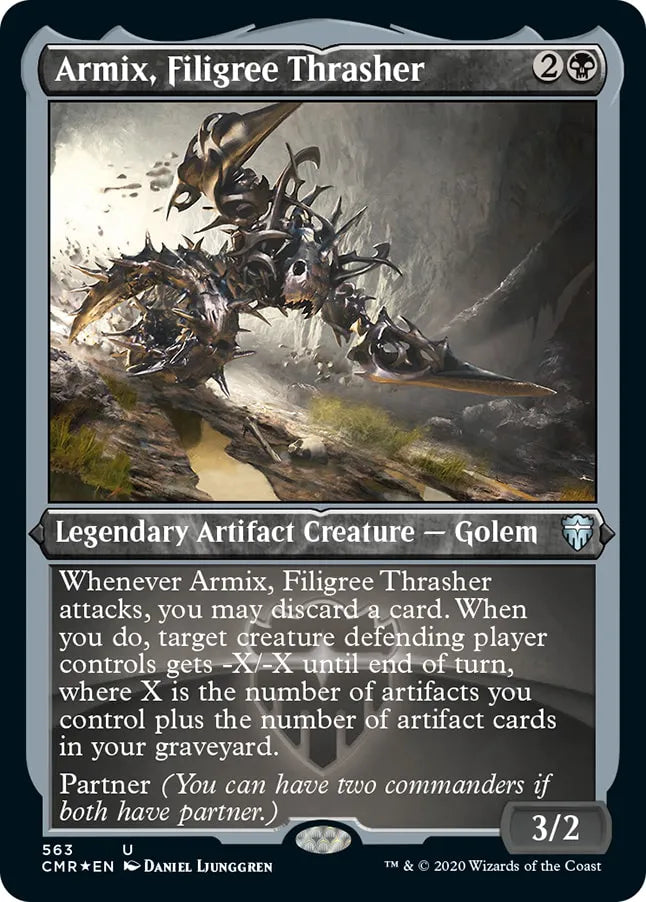 Armix, Filigree Thrasher 563 (Commander Legends)  - Etched Foil