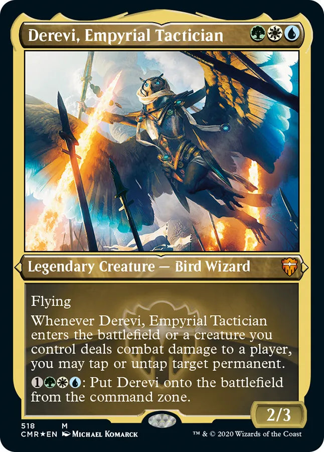 Derevi, Empyrial Tactician 518 (Commander Legends)  - Etched Foil