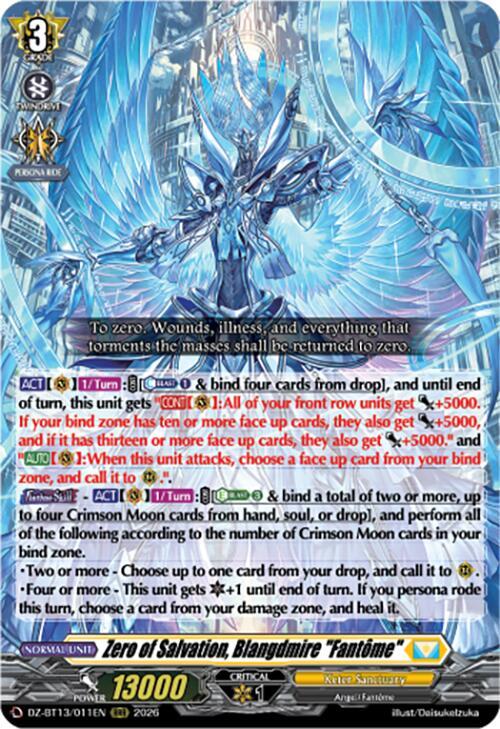 Zero of Salvation Blangdmire Fantome DZ-BT13/011EN (DZ-BT13: Parallactic Clash) 