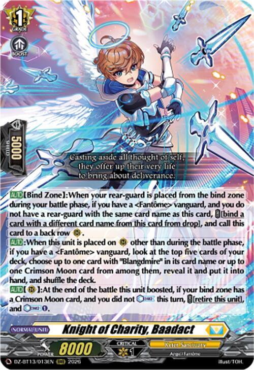 Knight of Charity Baadact DZ-BT13/013EN (DZ-BT13: Parallactic Clash) 