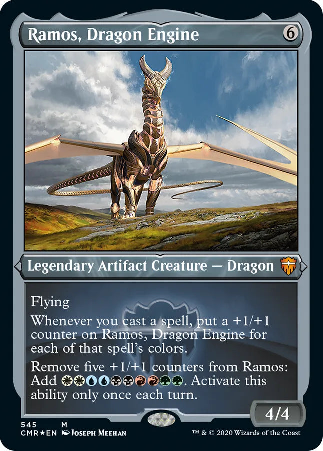 Ramos, Dragon Engine 545 (Commander Legends)  - Etched Foil