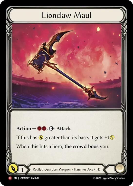 Lionclaw Maul OMN247 (Omens of the Third Age) 