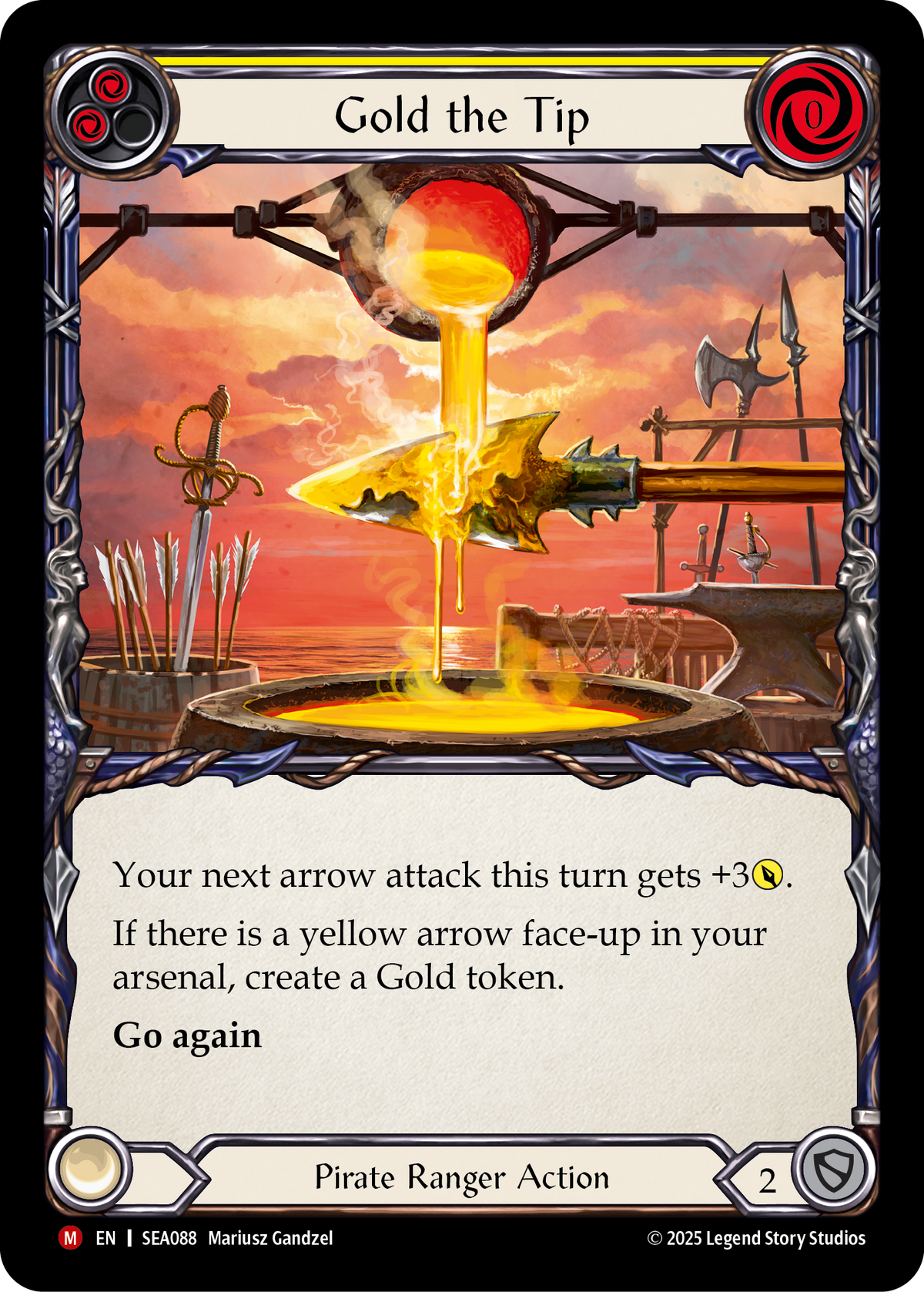Gold the Tip SEA088 (High Seas)  - Rainbow Foil