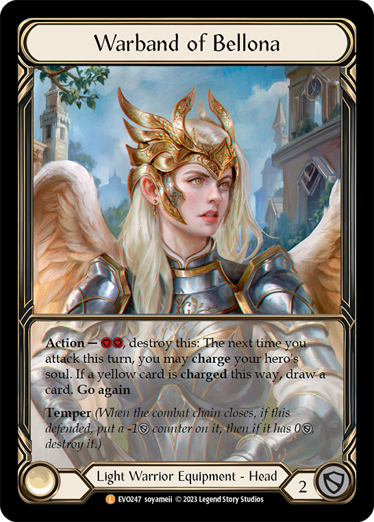 Warband of Bellona EVO247 (Bright Lights)  - Extended Art Cold Foil