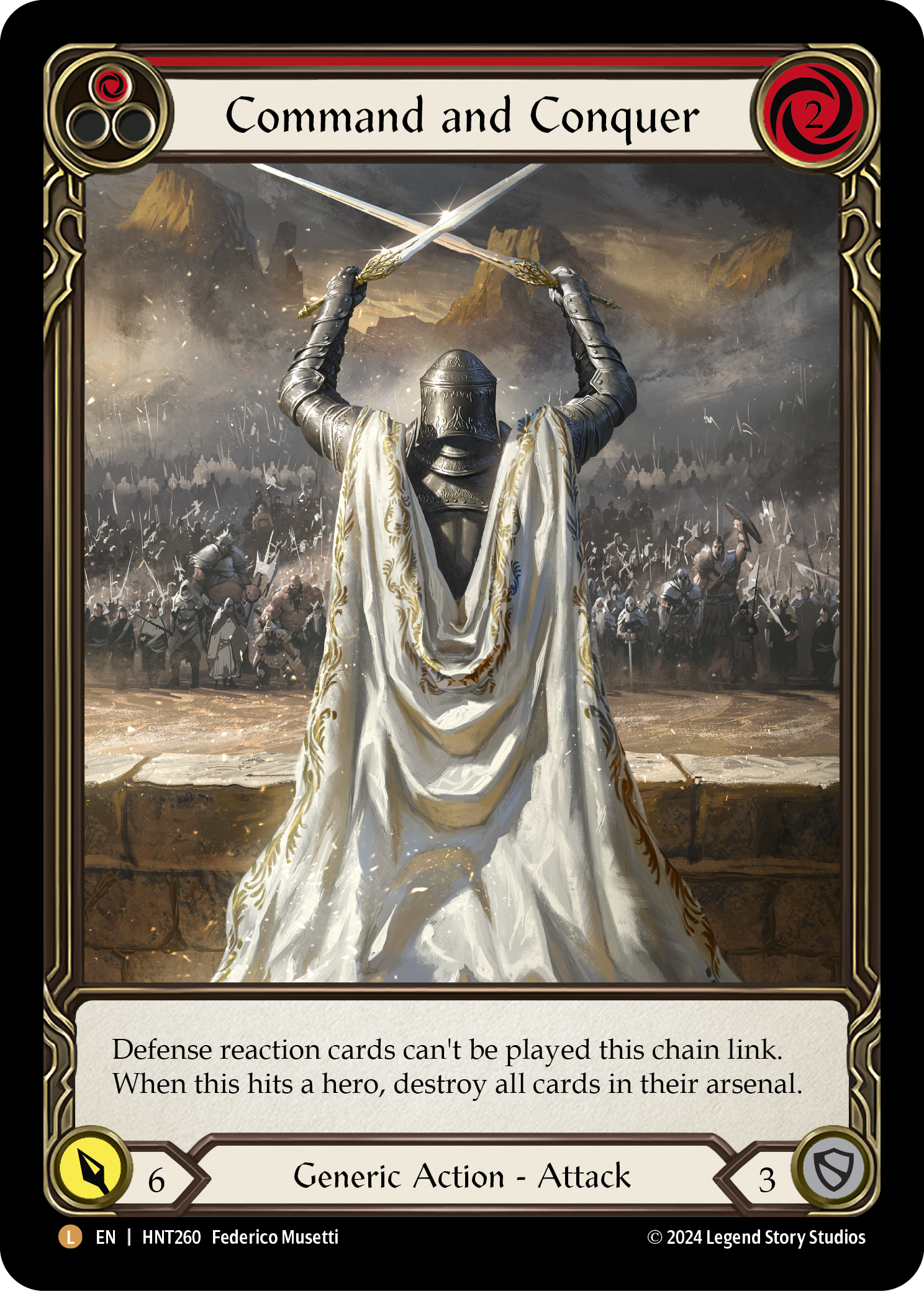 Command and Conquer (Extended Art) HNT260 (The Hunted)  - Rainbow Foil