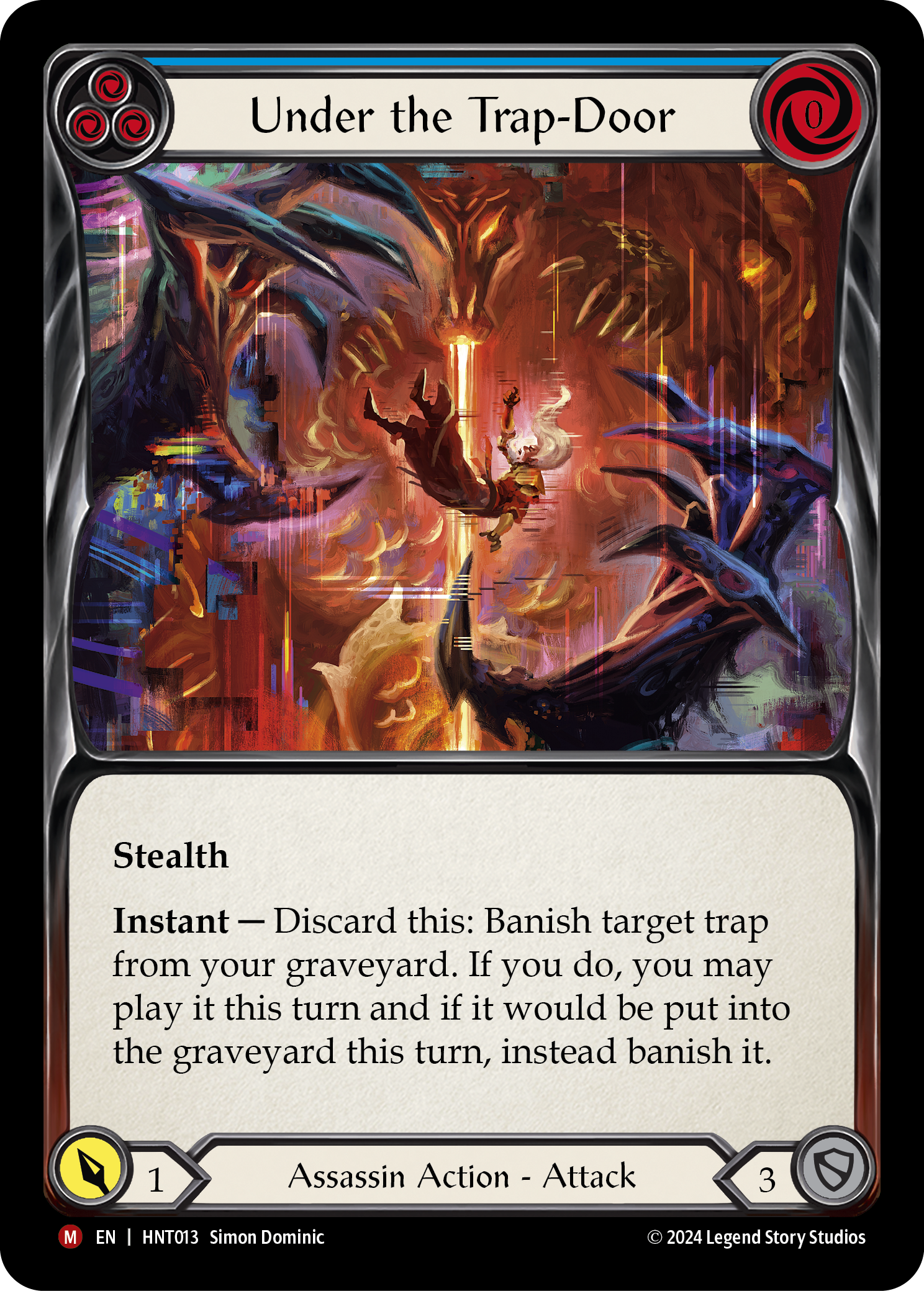 Under the Trap-Door HNT013 (The Hunted)  - Rainbow Foil