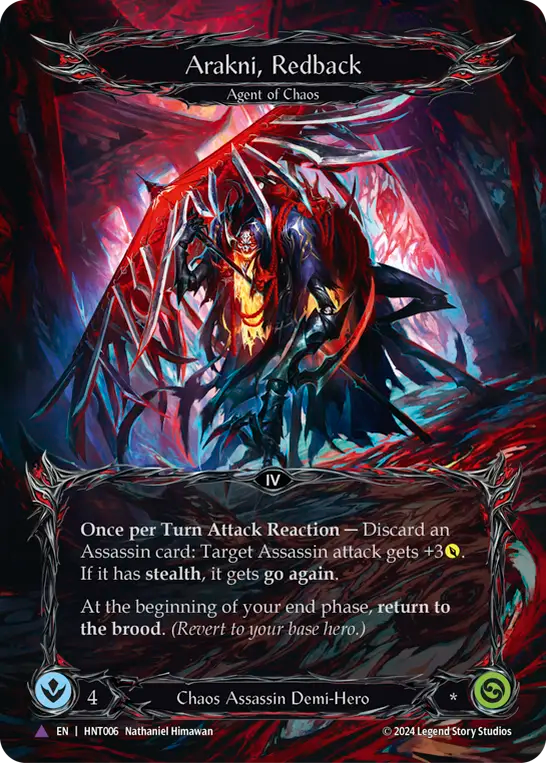 Arakni, Redback HNT006 (The Hunted)  - Cold Foil