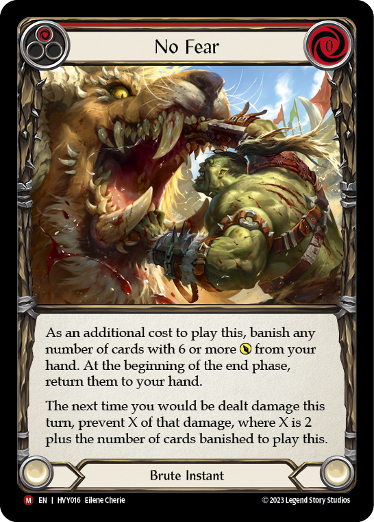 No Fear HVY016 (Heavy Hitters)  - Rainbow Foil