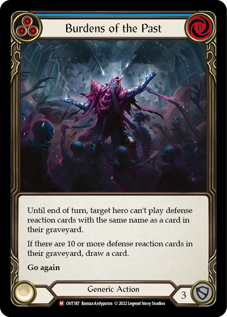 Burdens of the Past OUT187 (Outsiders)  - Rainbow Foil
