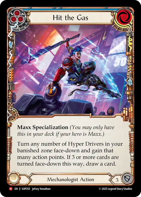 Hit the Gas SUP255 (Super Slam)  - Rainbow Foil