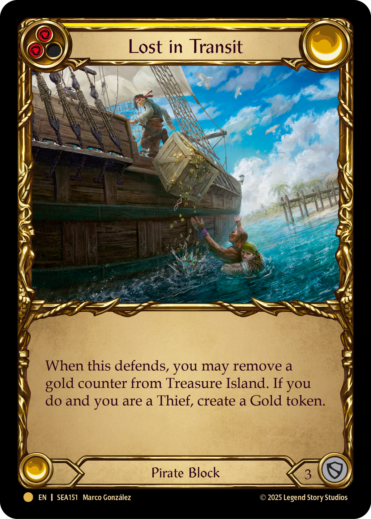 Lost in Transit SEA151 (High Seas)  - Cold Foil
