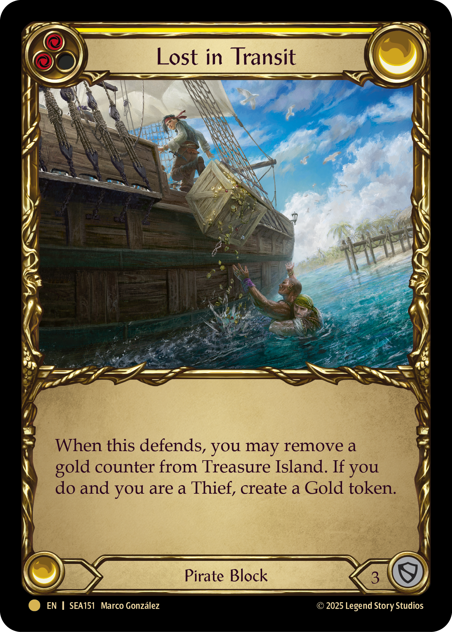 Lost in Transit SEA151 (High Seas)  - Cold Foil