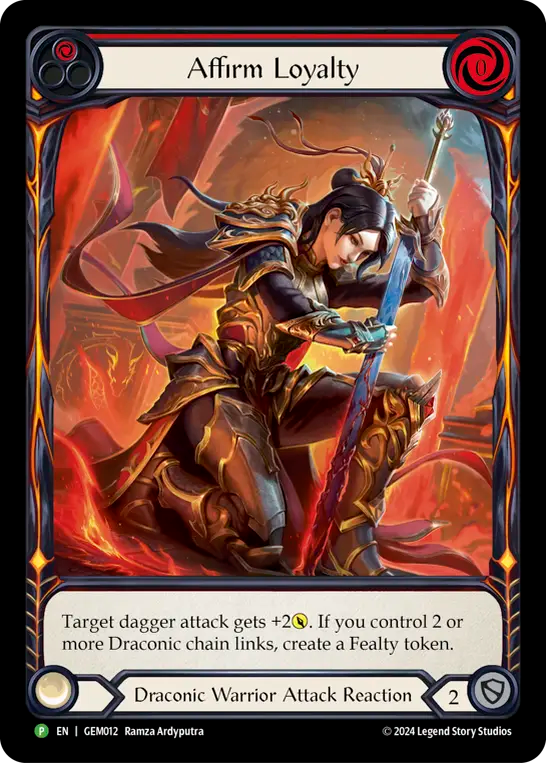 Affirm Loyalty GEM012 (GEM Pack 1)  - Rainbow Foil