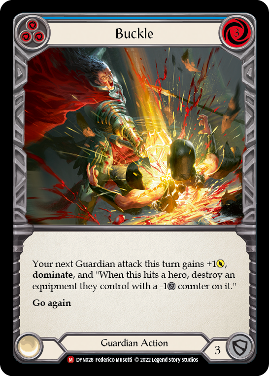 Buckle DYN028 (Dynasty)  - Rainbow Foil