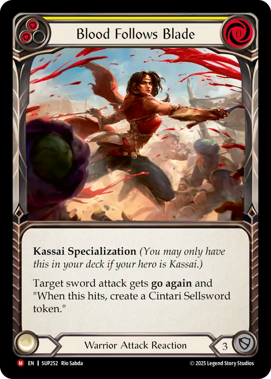 Blood Follows Blade SUP252 (Super Slam) 