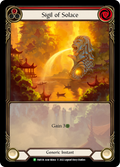 Sigil of Solace FAB136 (Flesh and Blood: Promo Cards)  - Rainbow Foil