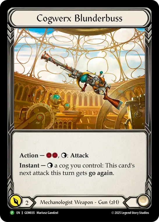 Cogwerx Blunderbuss GEM035 (GEM Pack 2)  - Cold Foil
