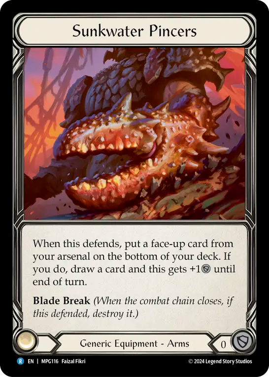 Sunkwater Pincers MPG116 (Mastery Pack Guardian)  - Cold Foil