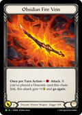 Obsidian Fire Vein GEM004 (GEM Pack 1)  - Cold Foil